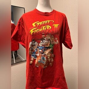 Street Fighter II Red Graphic Tee